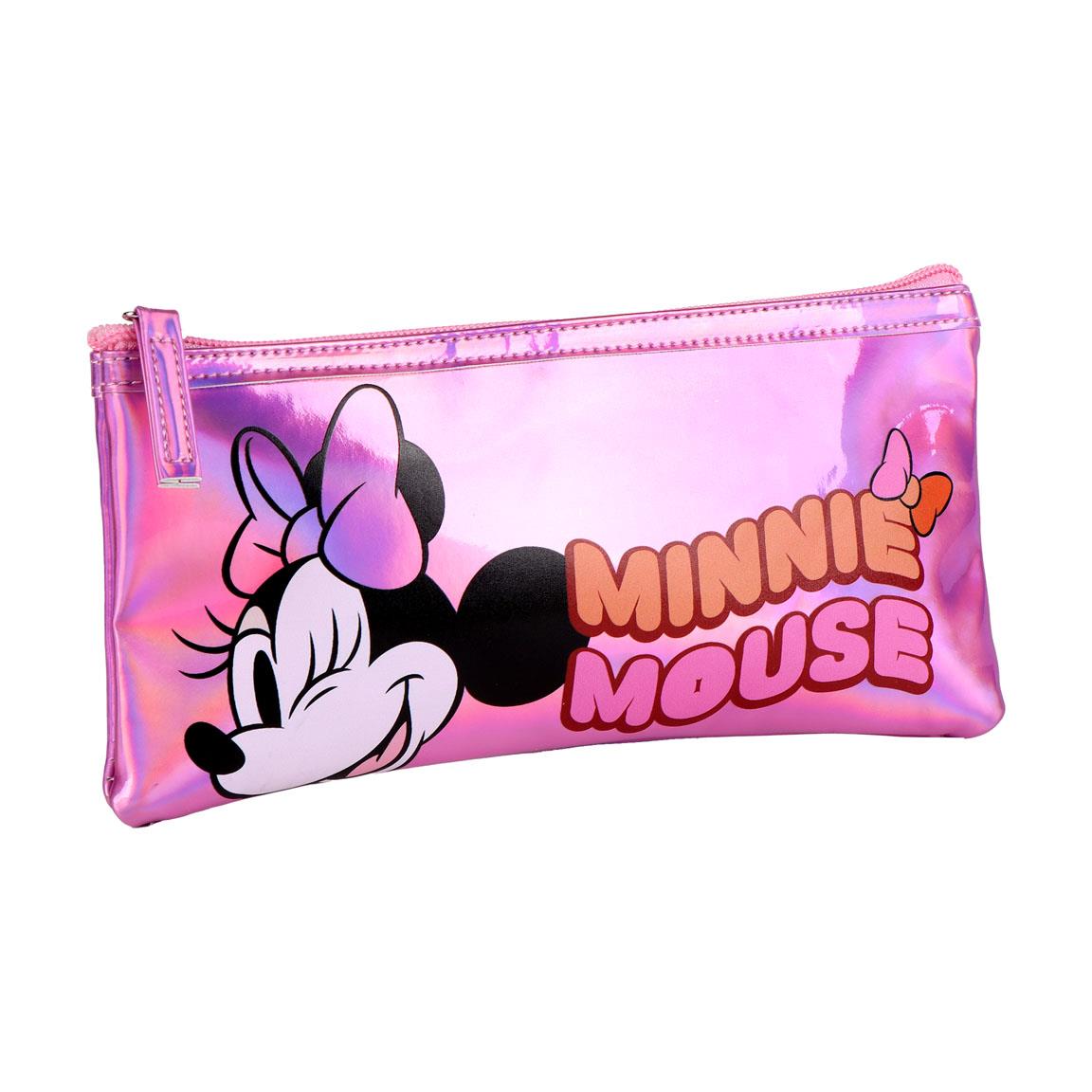 Estuche portatodo iridiscente minnie