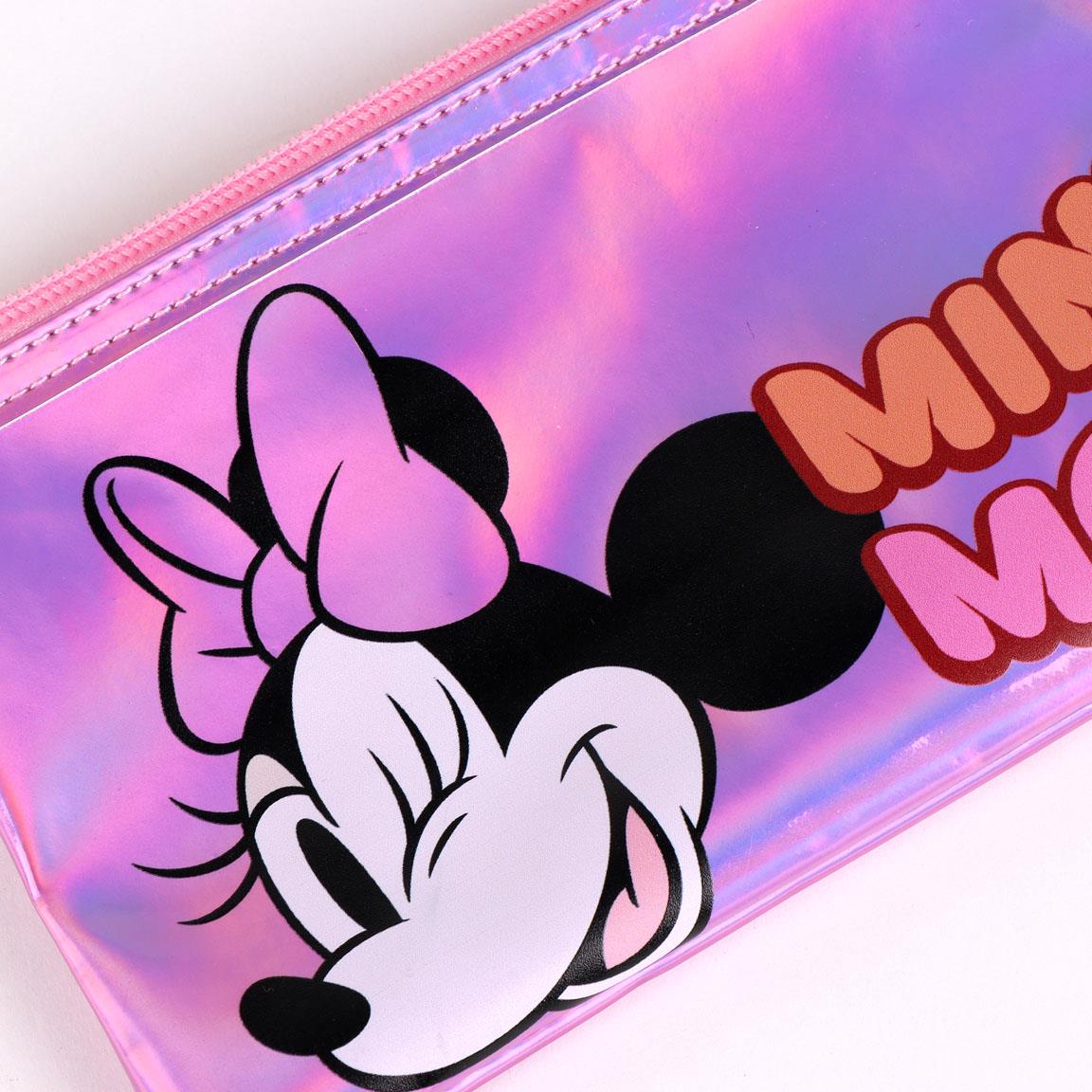 Estuche portatodo iridiscente minnie