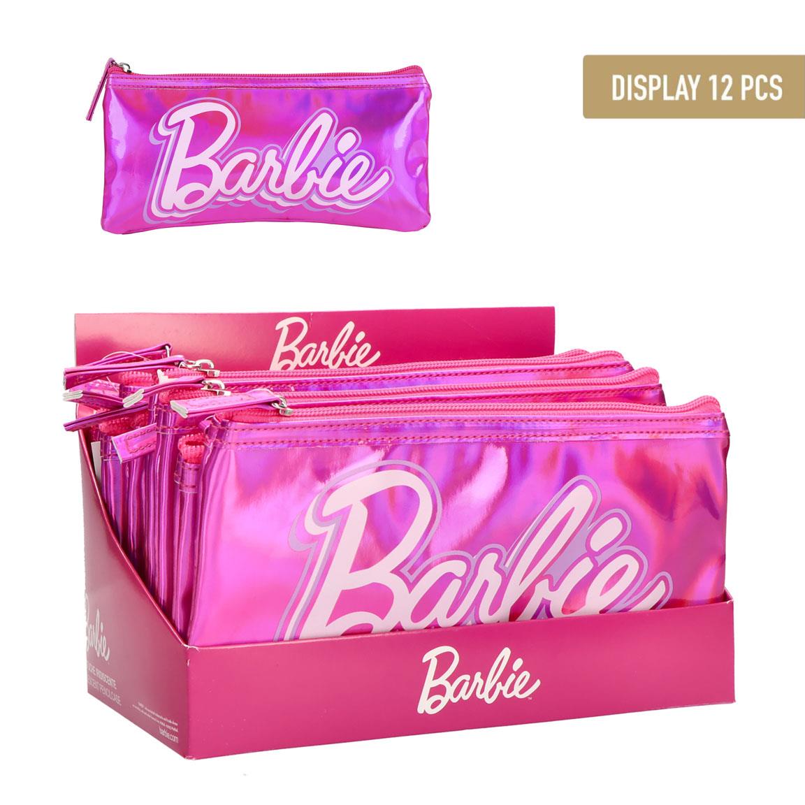 Estuche portatodo iridiscente barbie
