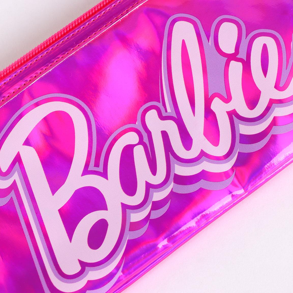 Estuche portatodo iridiscente barbie