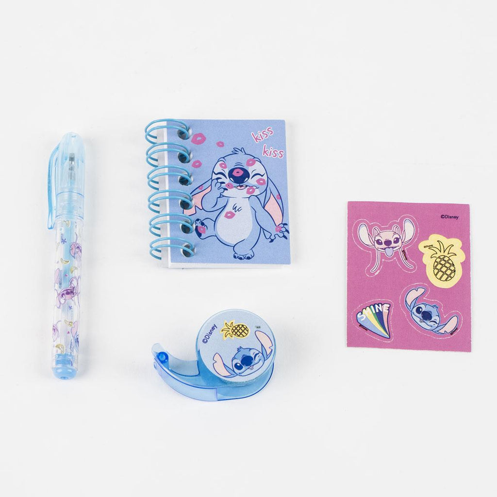 Set de papelería minimochila stitch