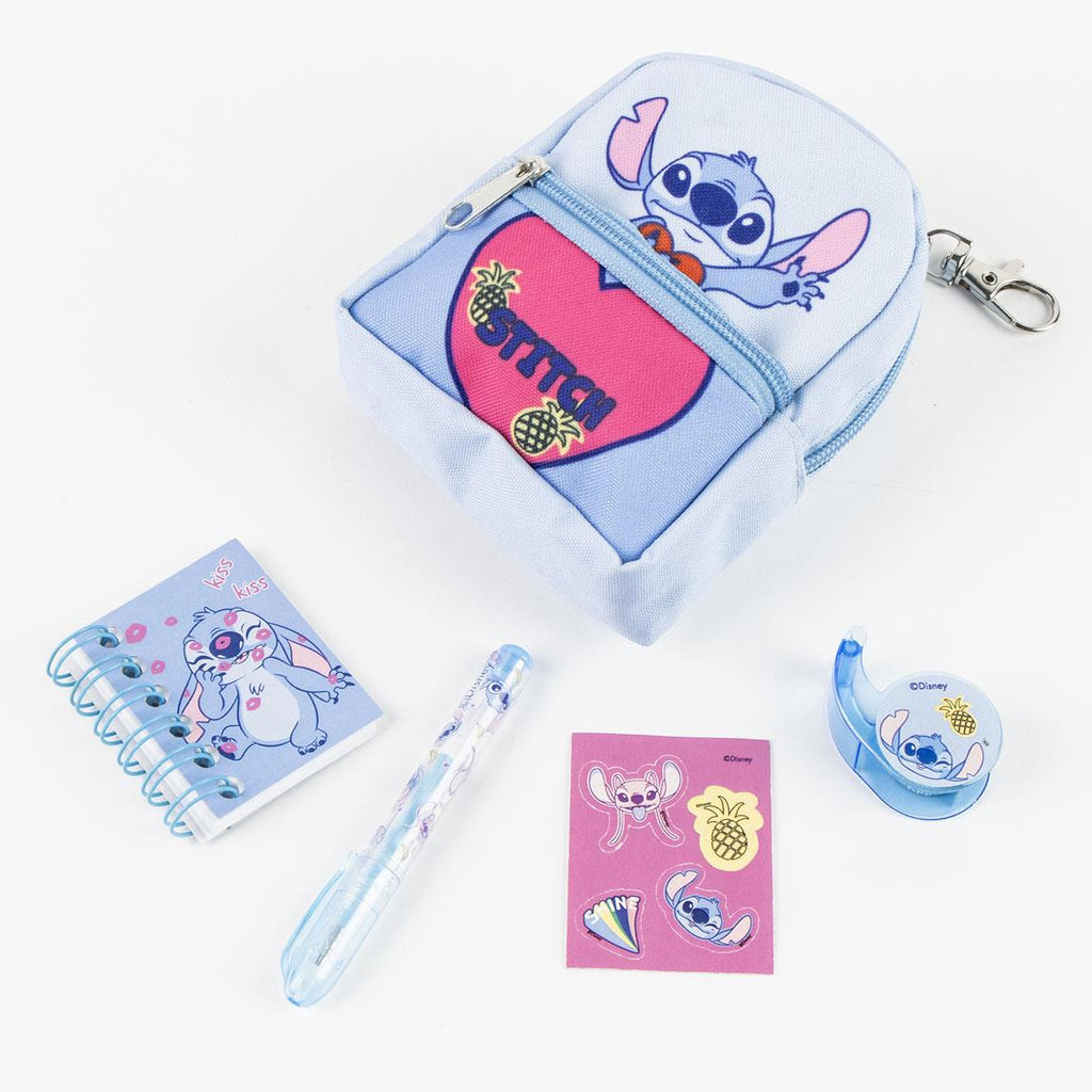 Set de papelería minimochila stitch