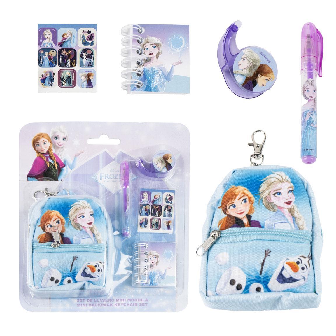Set de papelería minimochila frozen