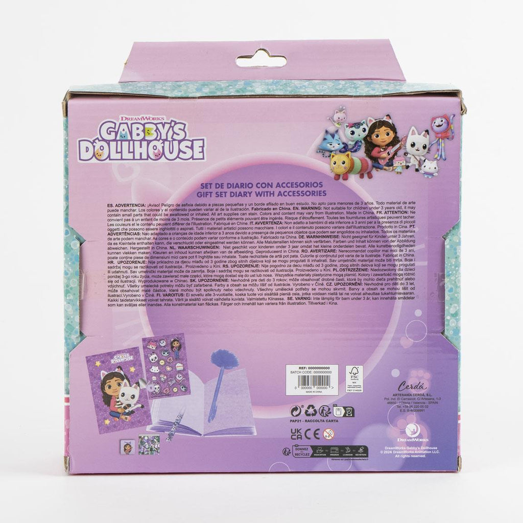 Diario set gabby´s dollhouse