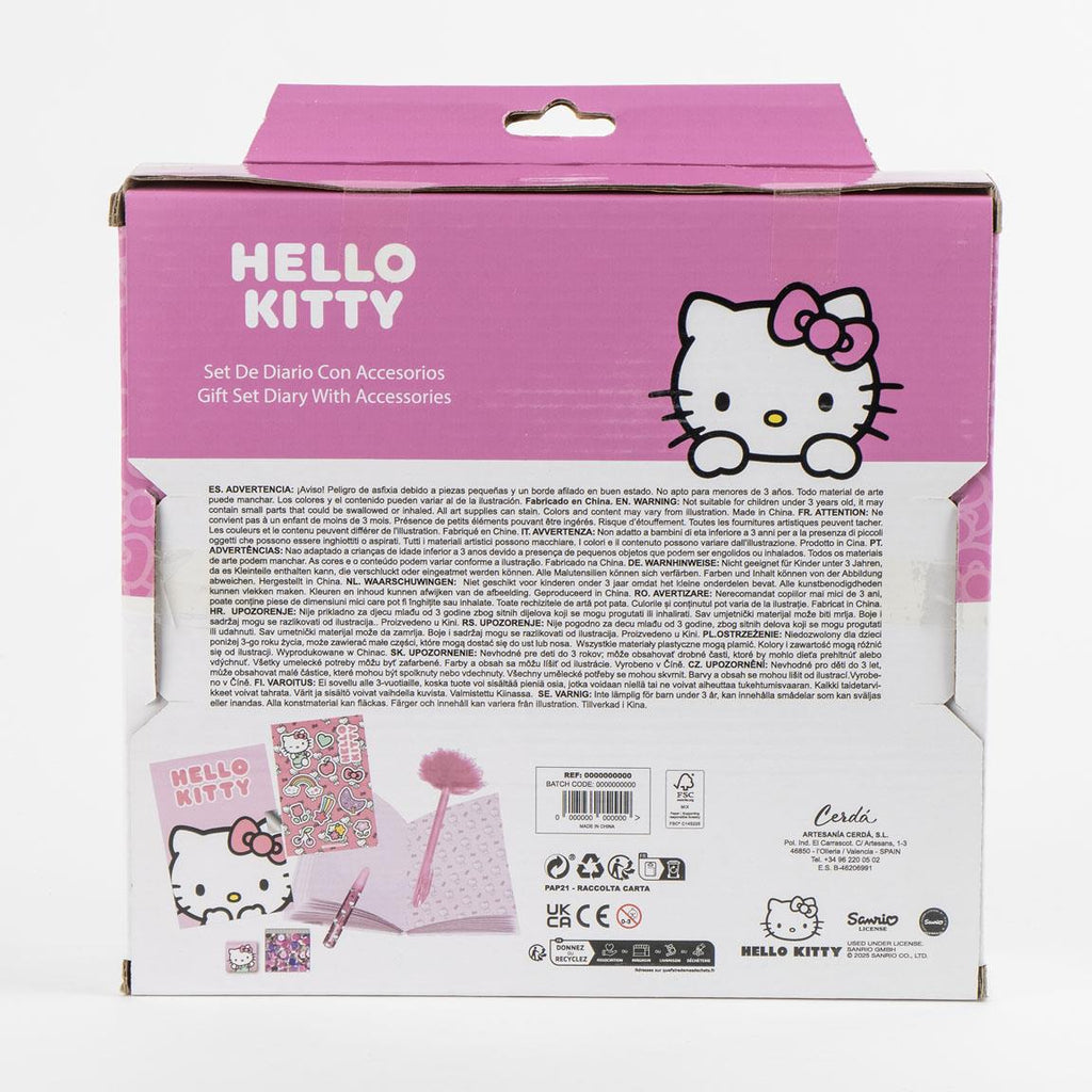 Diario set hello kitty