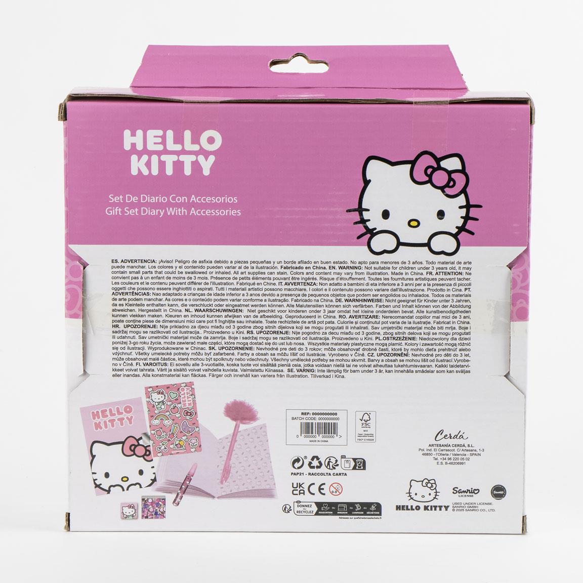 Diario set hello kitty