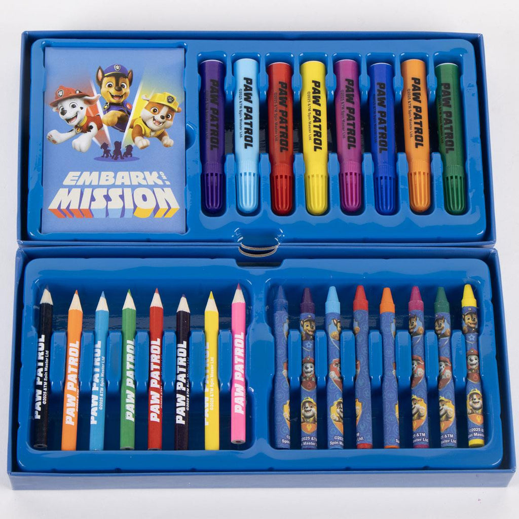 Set coloreable maletín paw patrol