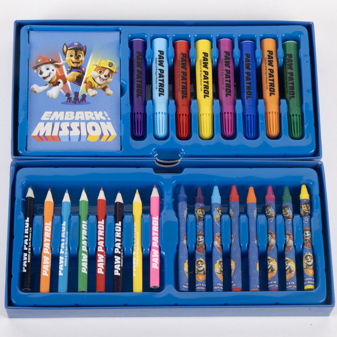 Set coloreable maletín paw patrol