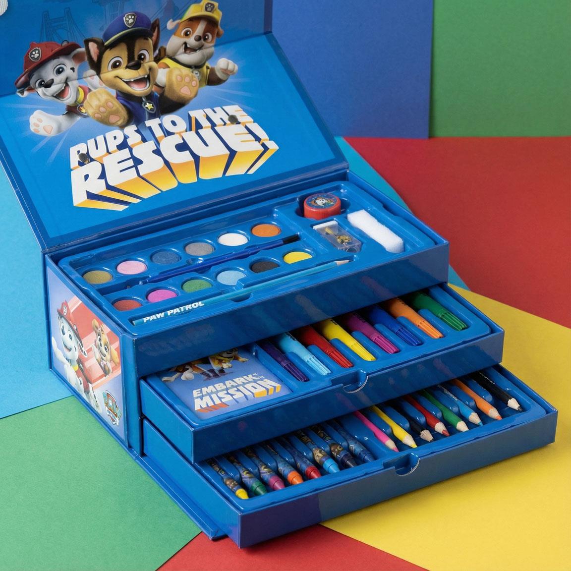 Set coloreable maletín paw patrol