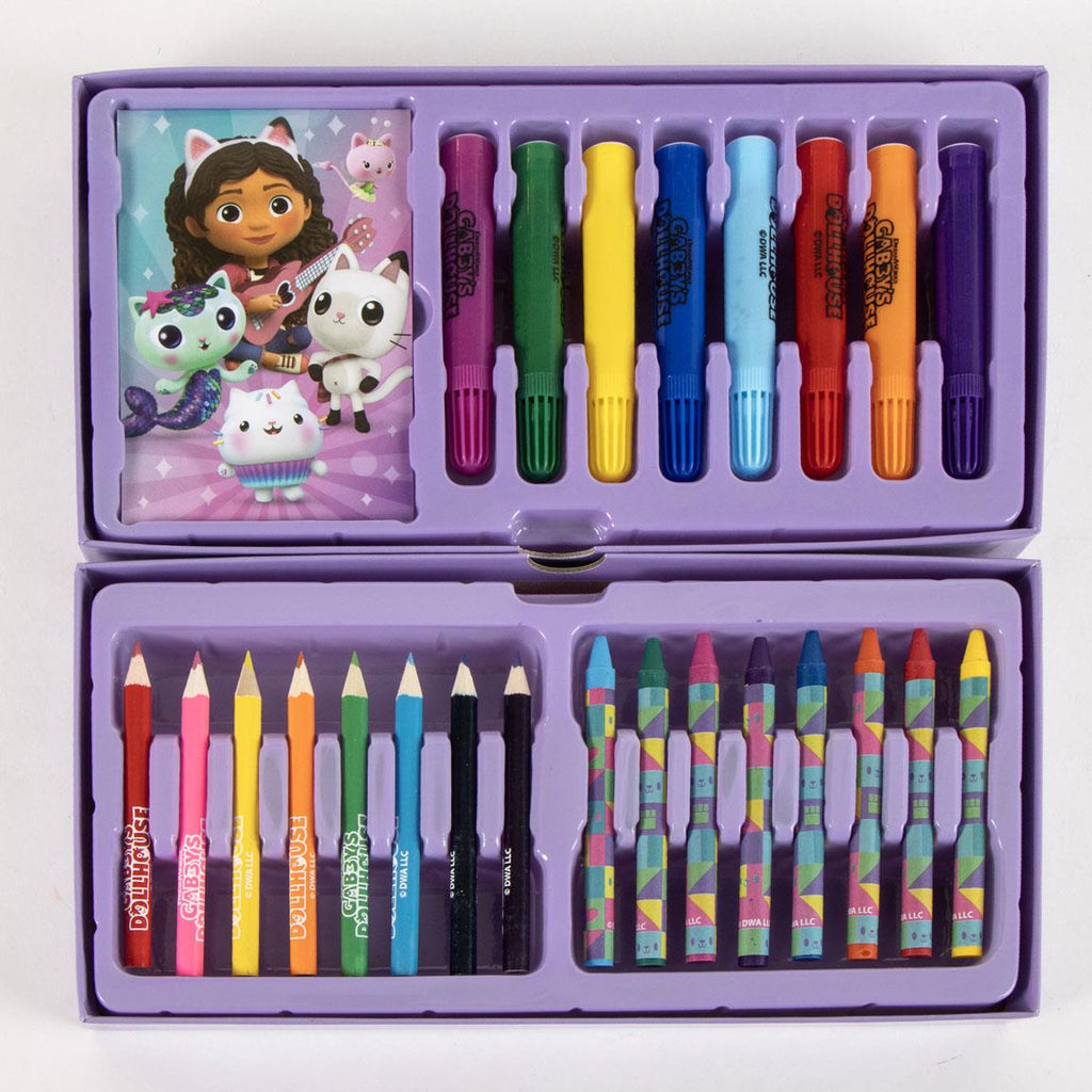 Set coloreable maletín gabby´s dollhouse