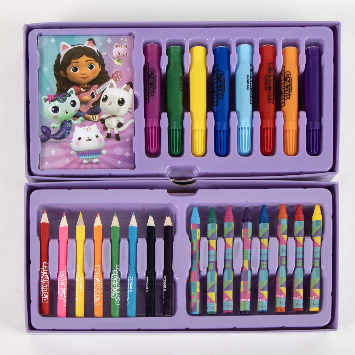 Set coloreable maletín gabby´s dollhouse