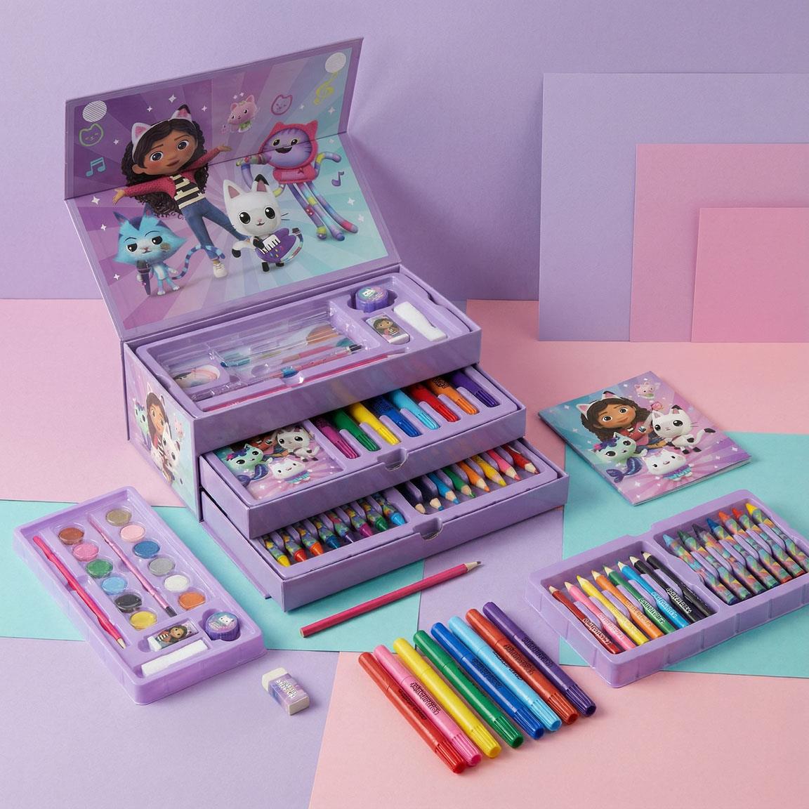 Set coloreable maletín gabby´s dollhouse