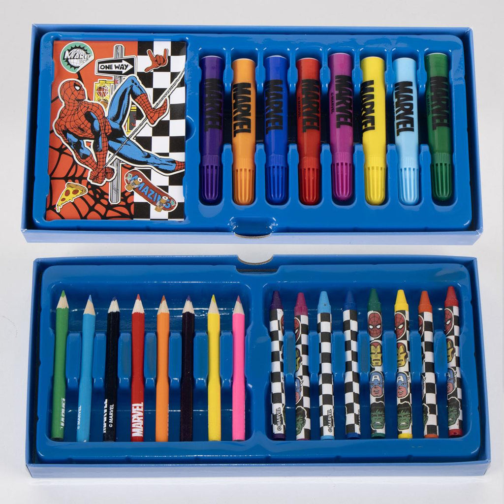 Set coloreable maletín avengers