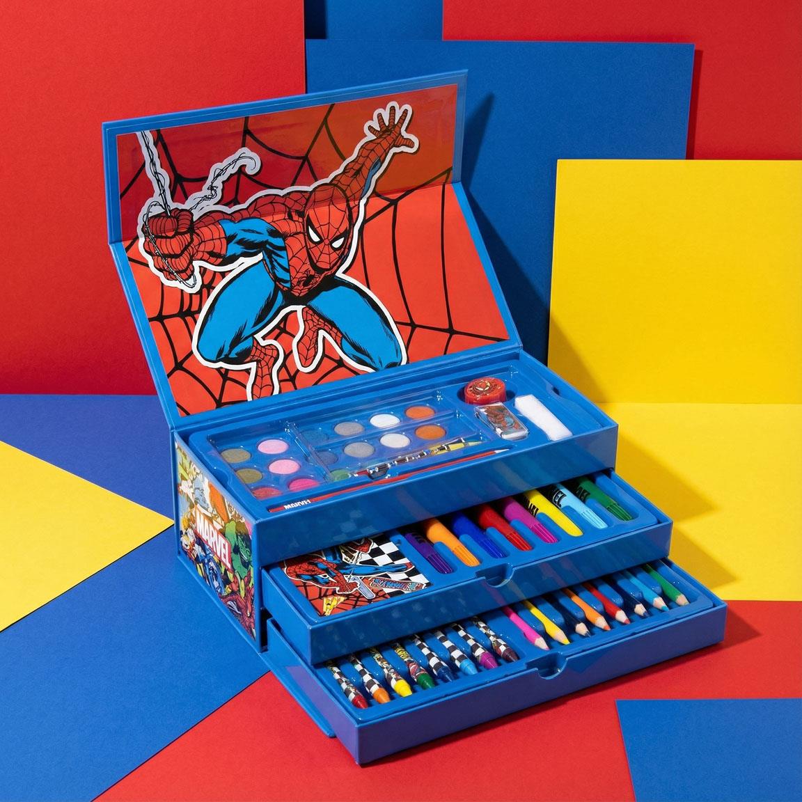 Set coloreable maletín avengers