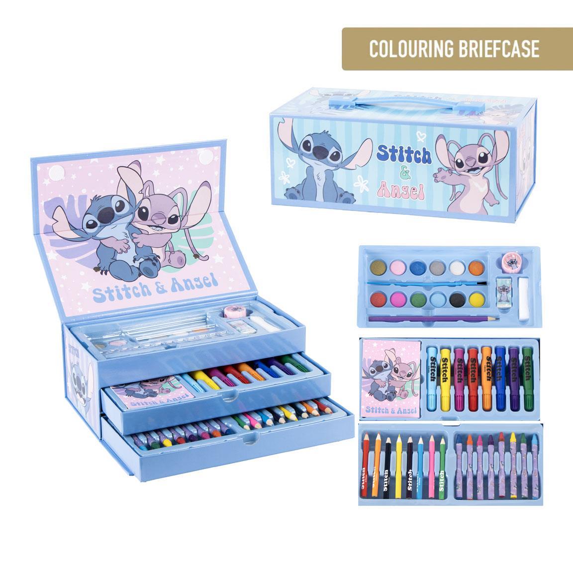 Set coloreable maletín stitch