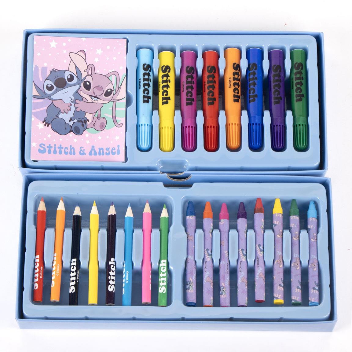 Set coloreable maletín stitch