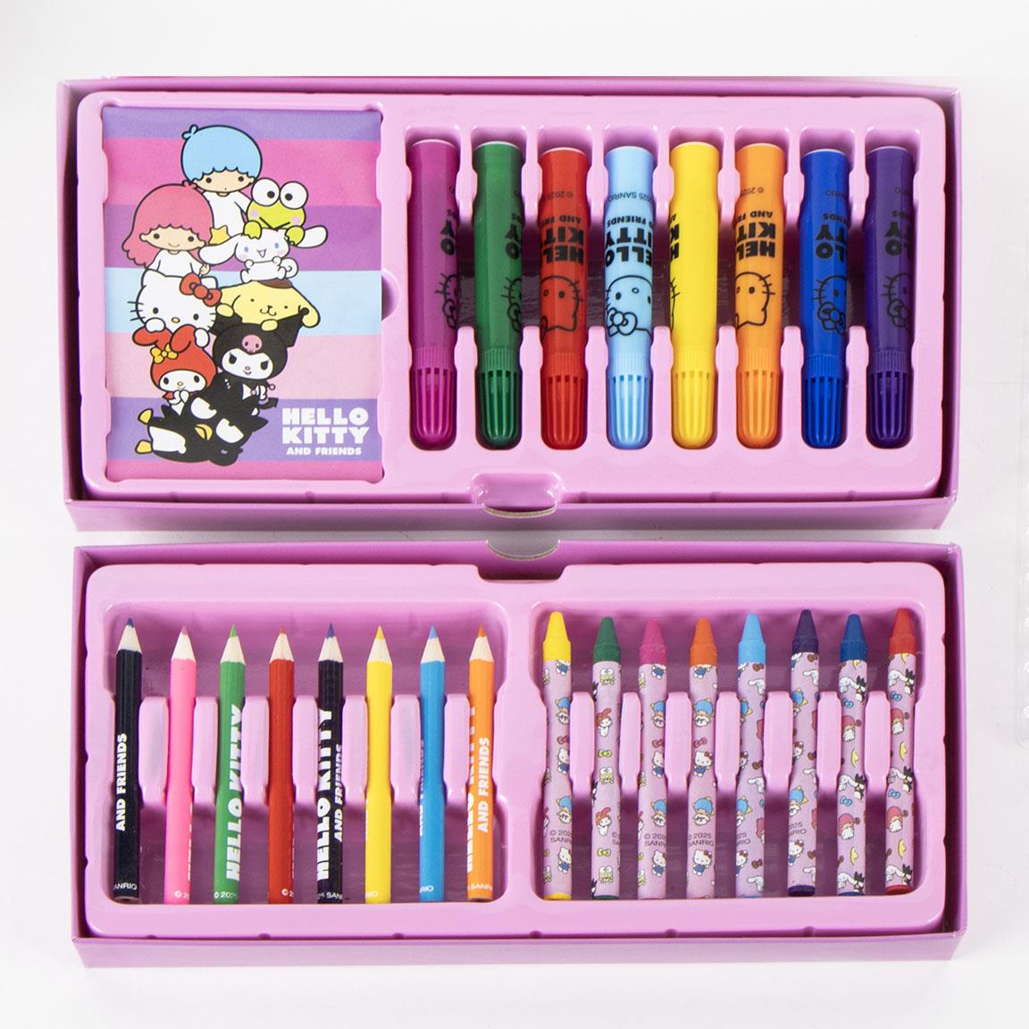 Set coloreable maletín hello kitty