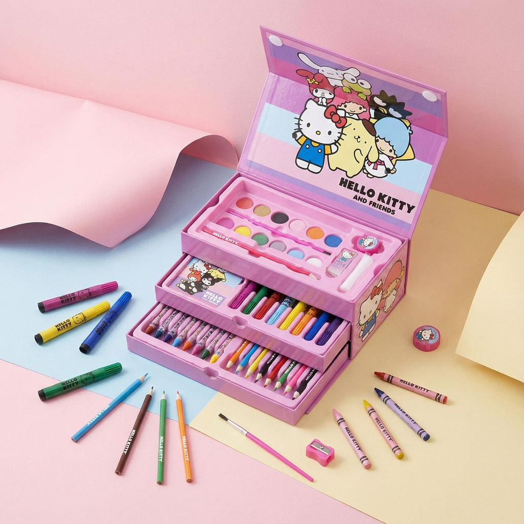 Set coloreable maletín hello kitty