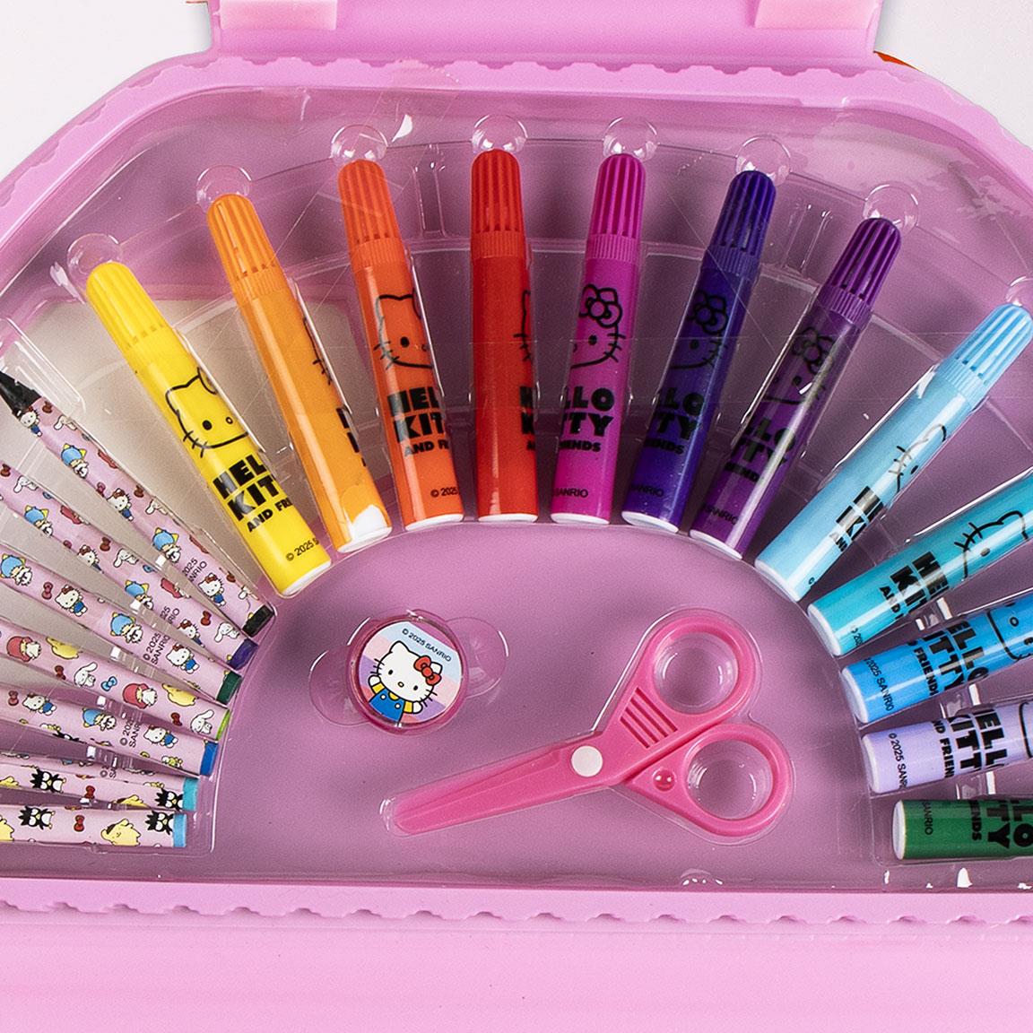 Set coloreable 50 piezas hello kitty