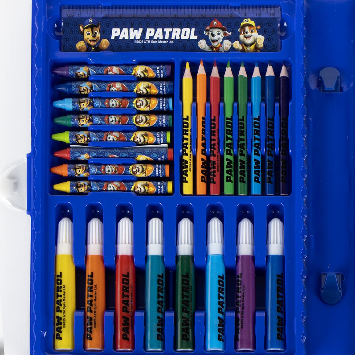 Set coloreable caja paw patrol