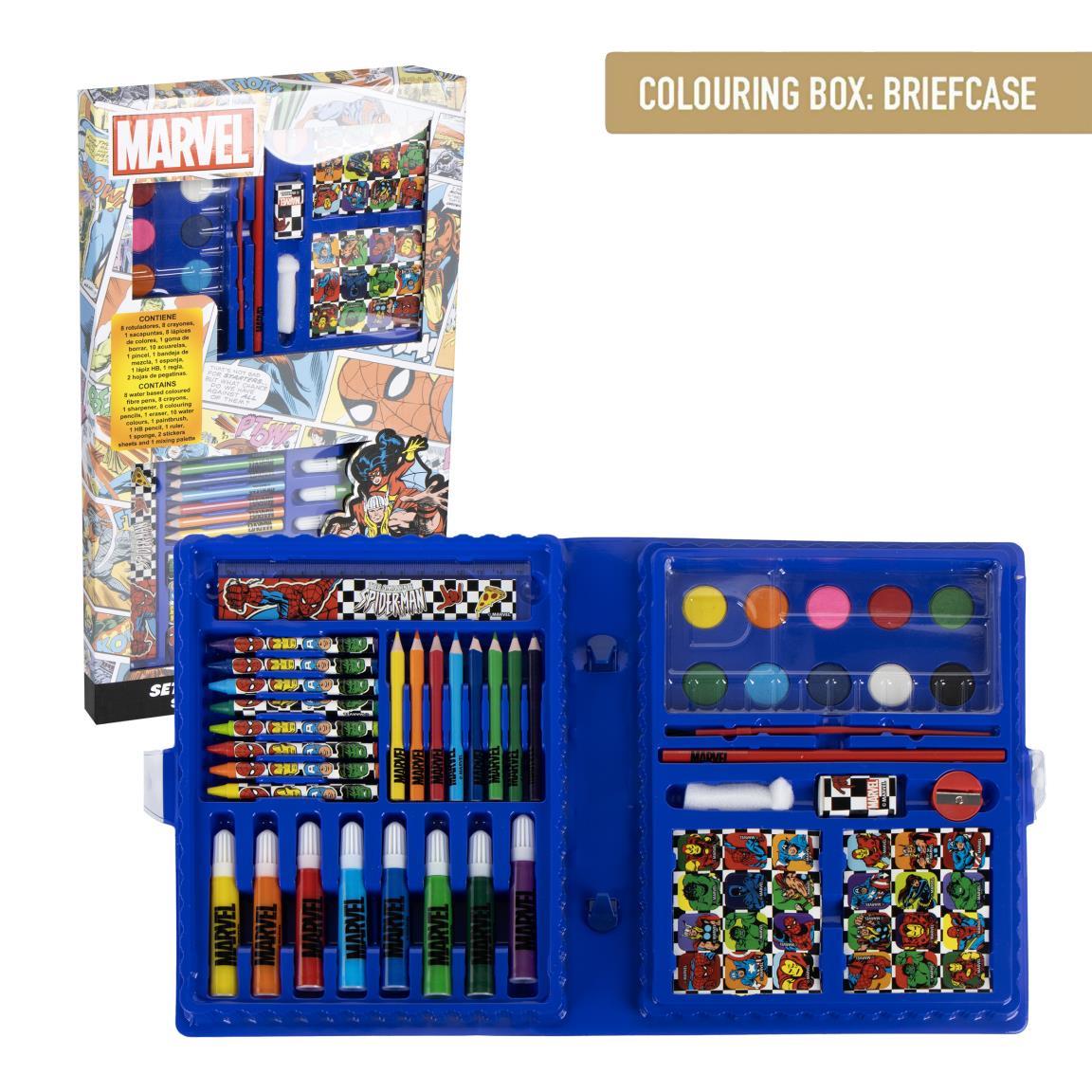 Set coloreable caja avengers