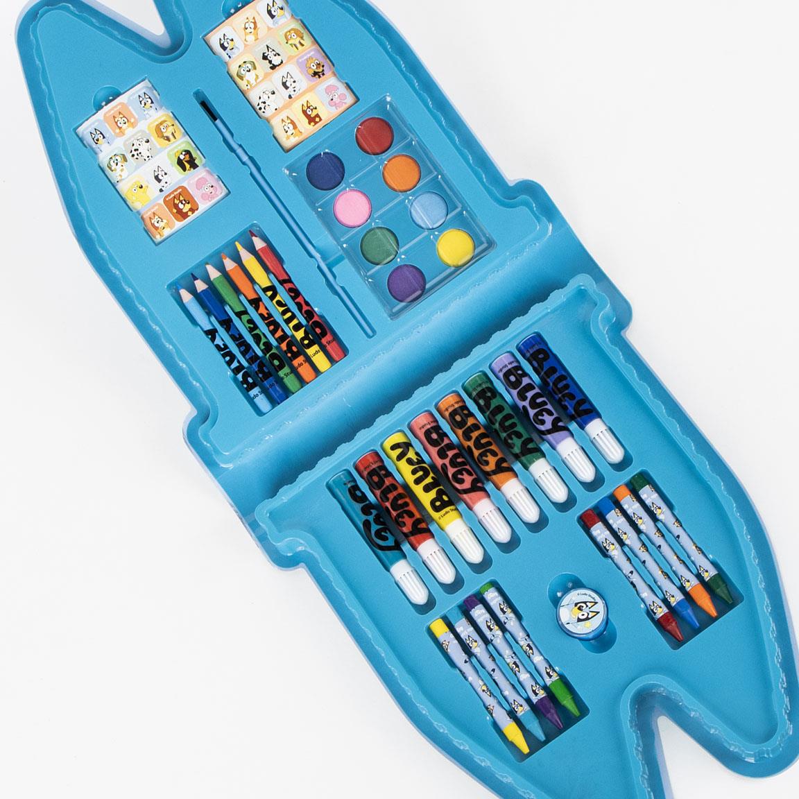 Set coloreable caja bluey