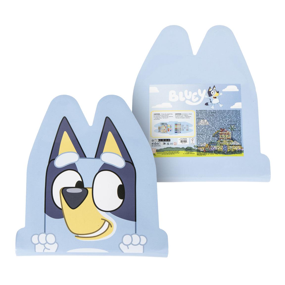 Set coloreable caja bluey