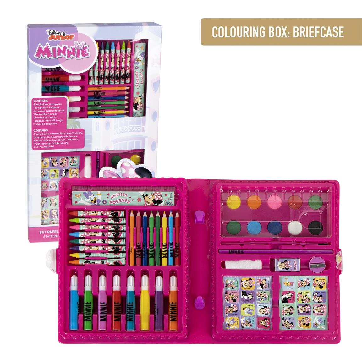 Set coloreable caja minnie