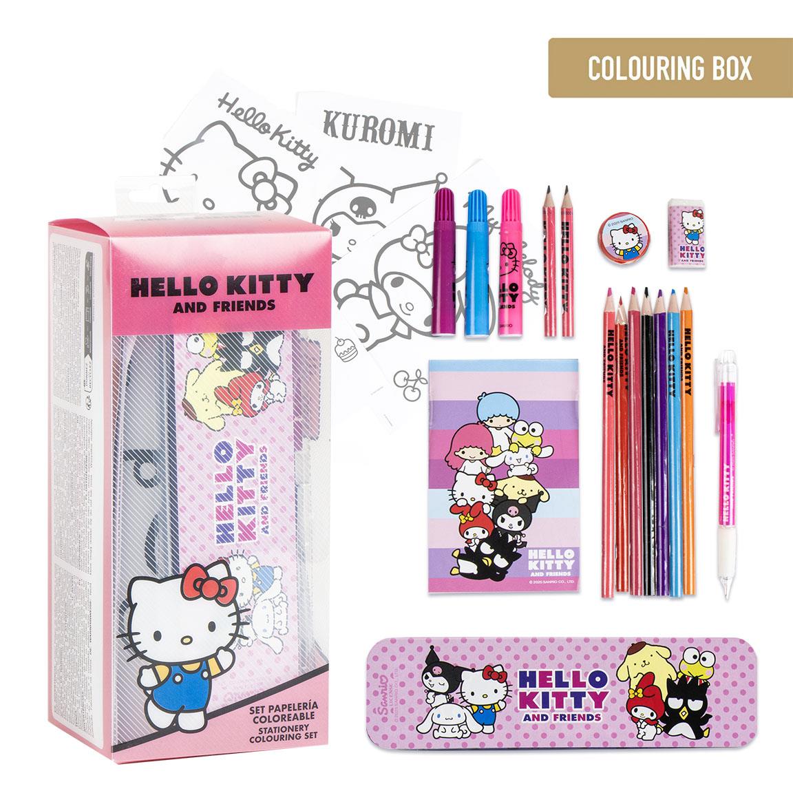 Set coloreable hello kitty