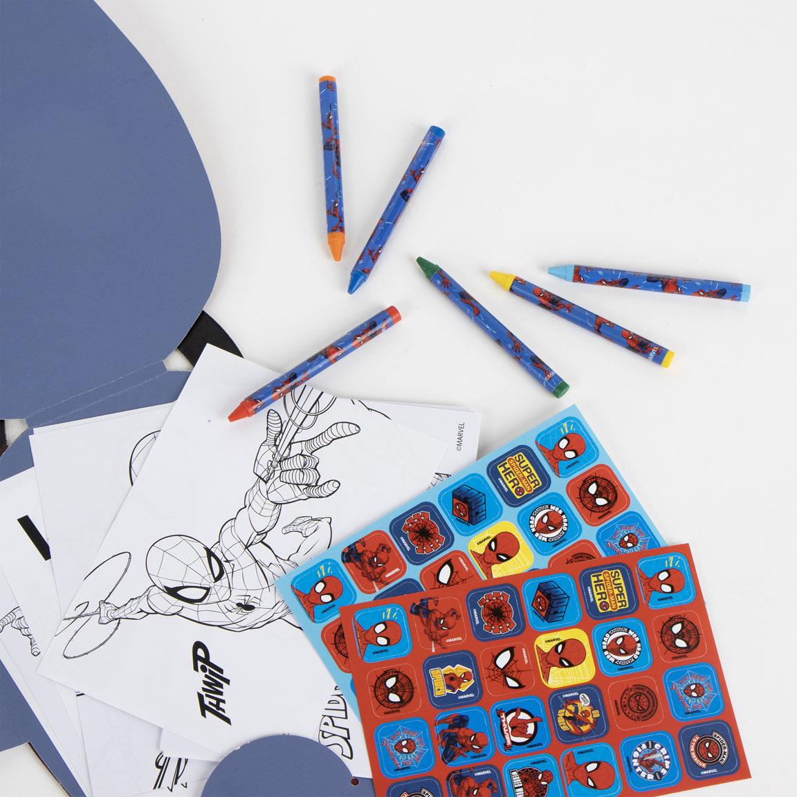 Album actividades coloreable spiderman