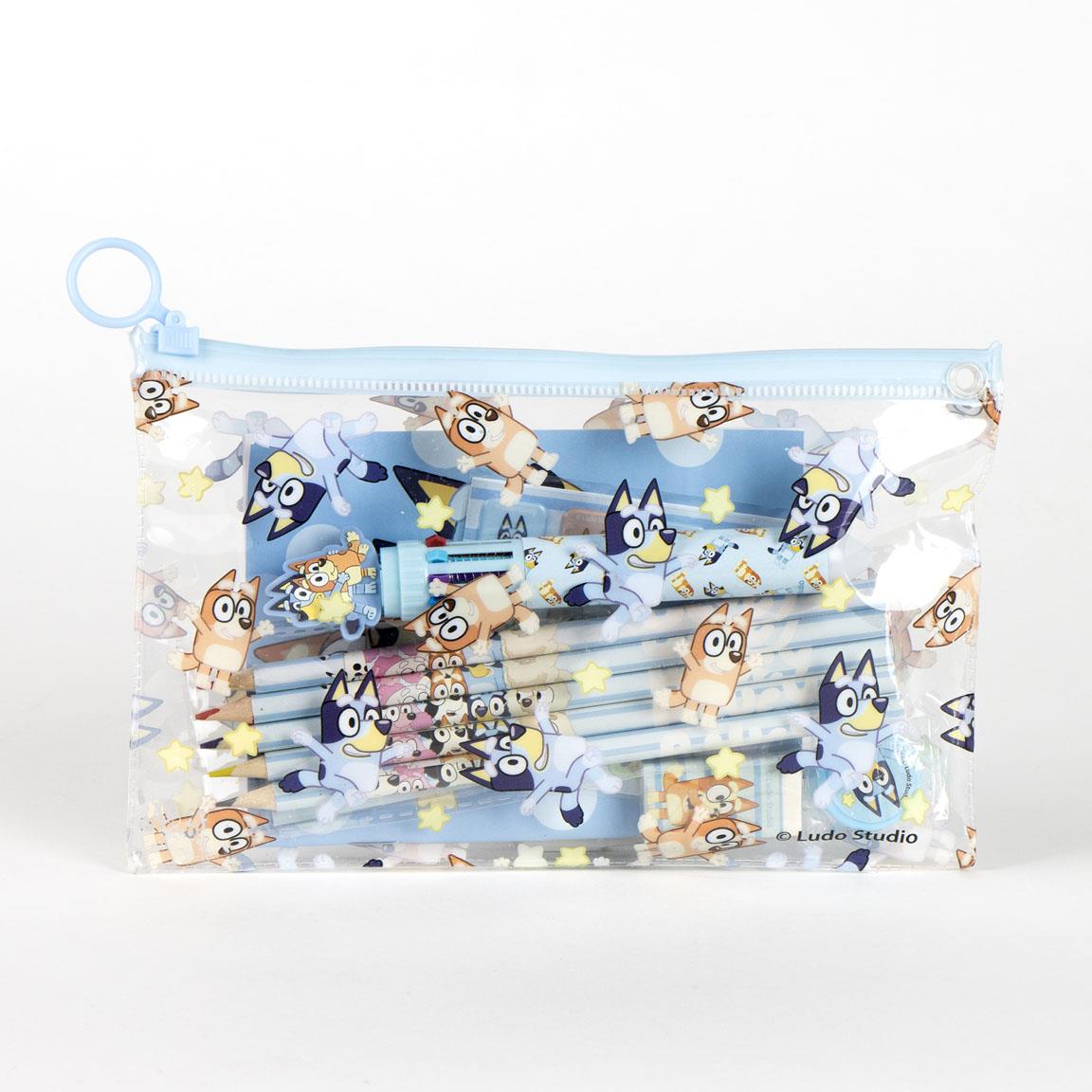 Set papelería escolar eva bluey