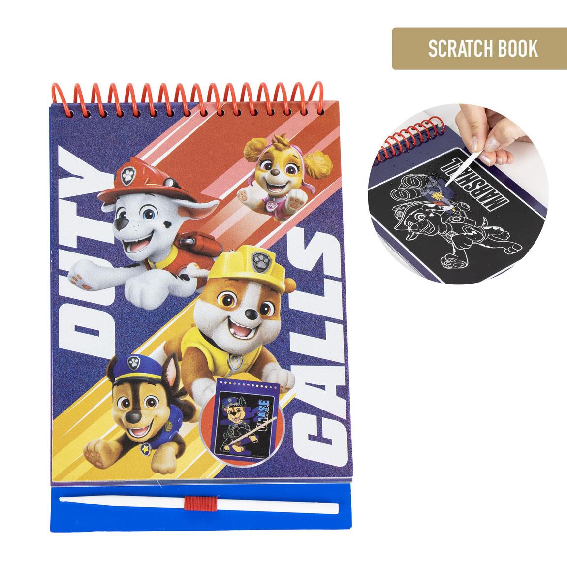 Set de papelería scratch book paw patrol