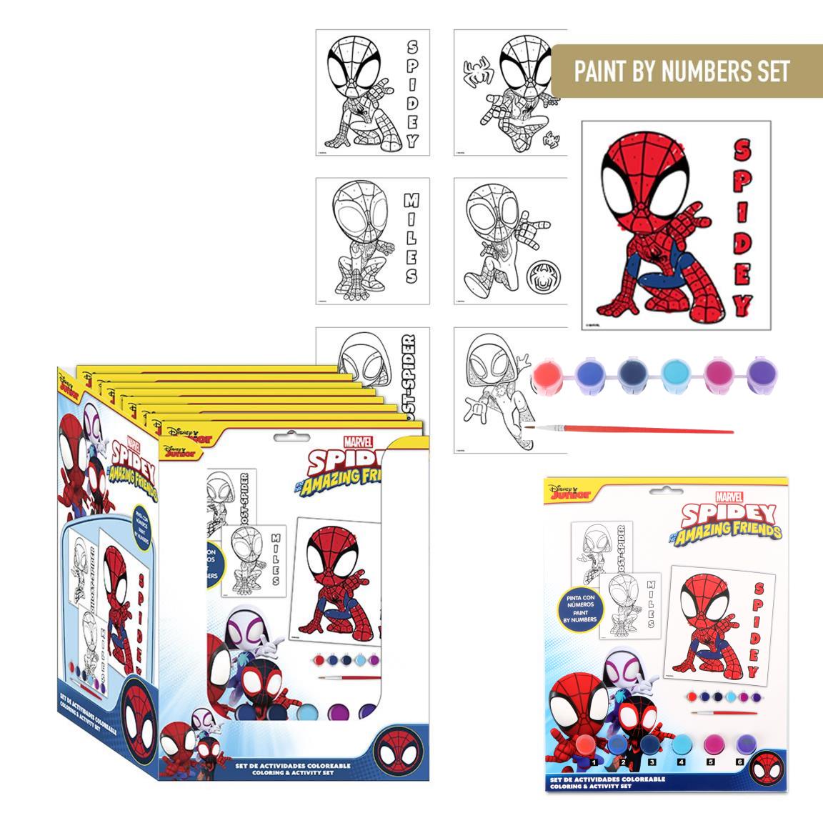 Set coloreable números spidey