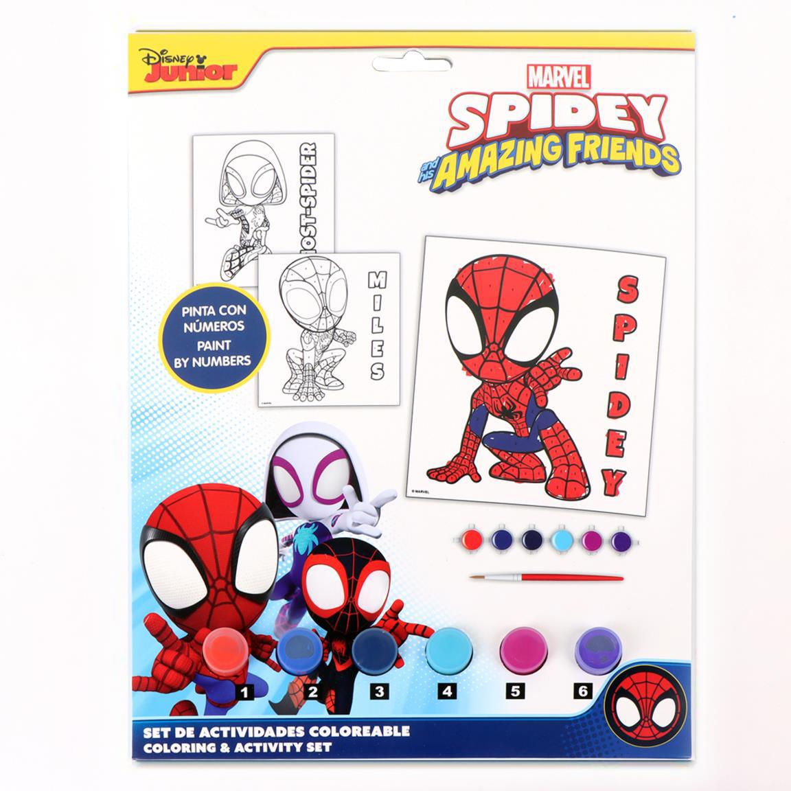 Set coloreable números spidey