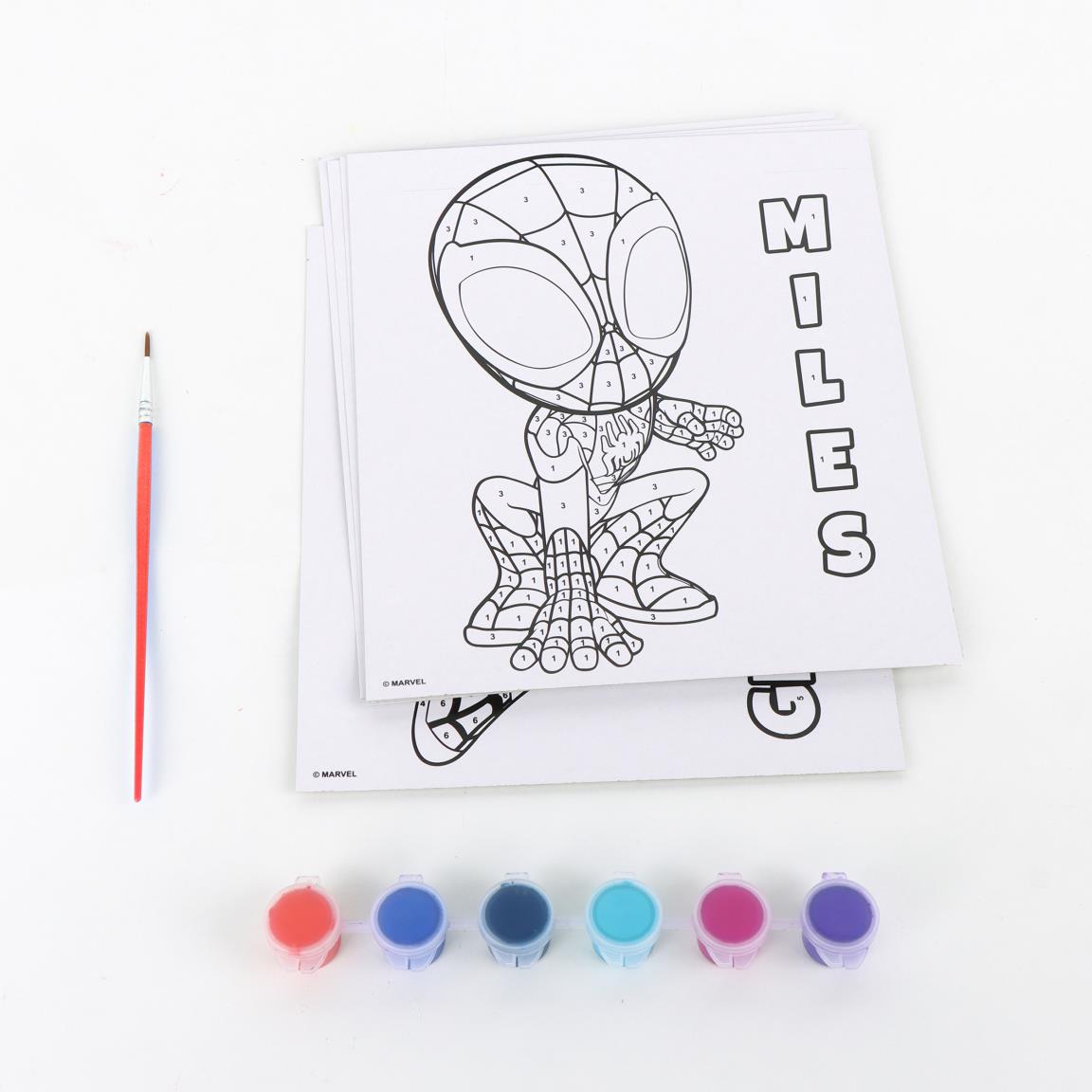 Set coloreable números spidey