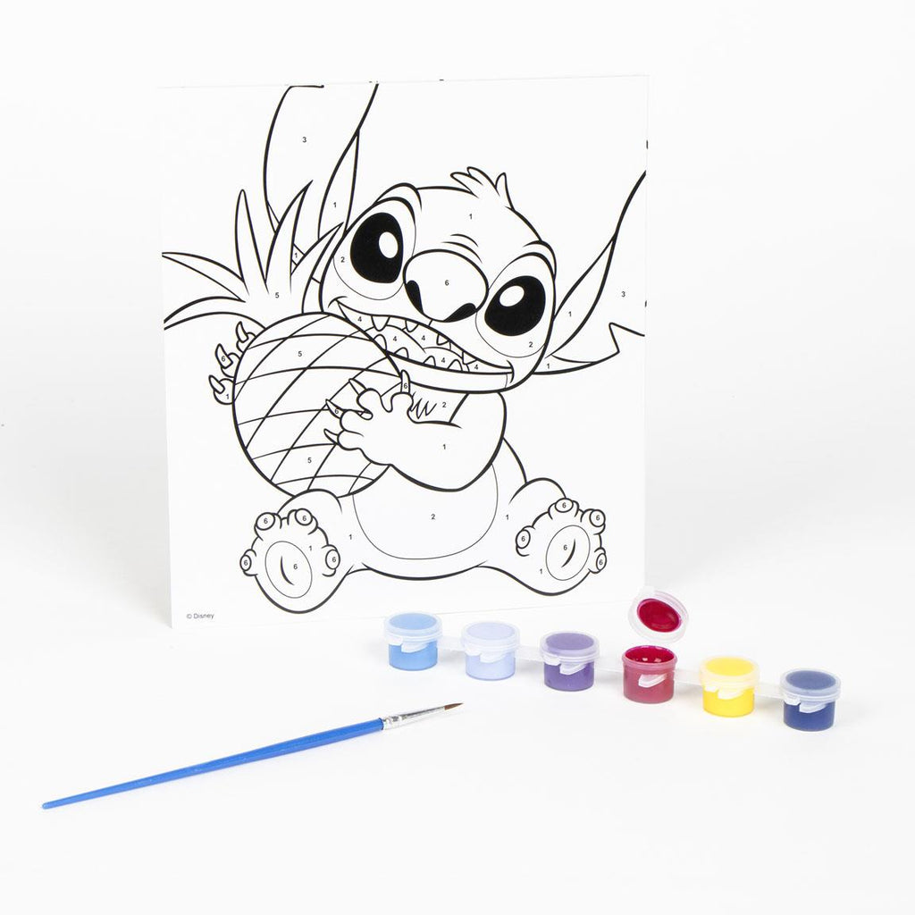 Set coloreable números stitch
