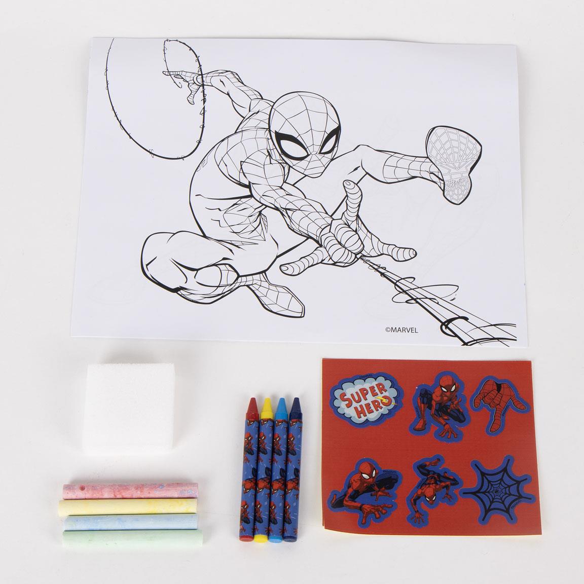 Set de papelería viaje spiderman