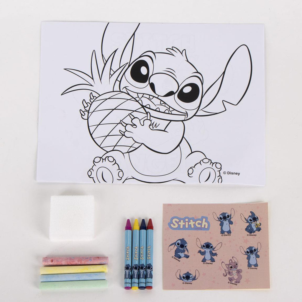 Set de papelería viaje stitch