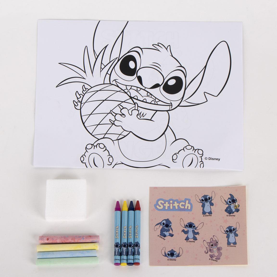 Set de papelería viaje stitch