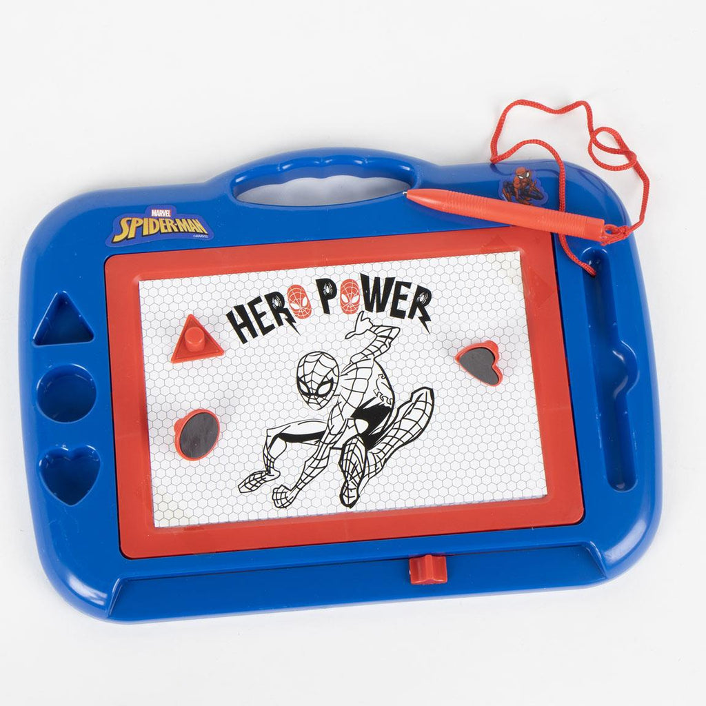 Set de papelería pizarra magnética spiderman