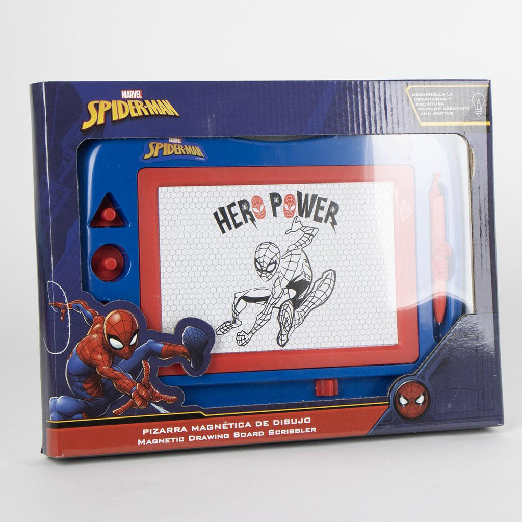 Set de papelería pizarra magnética spiderman