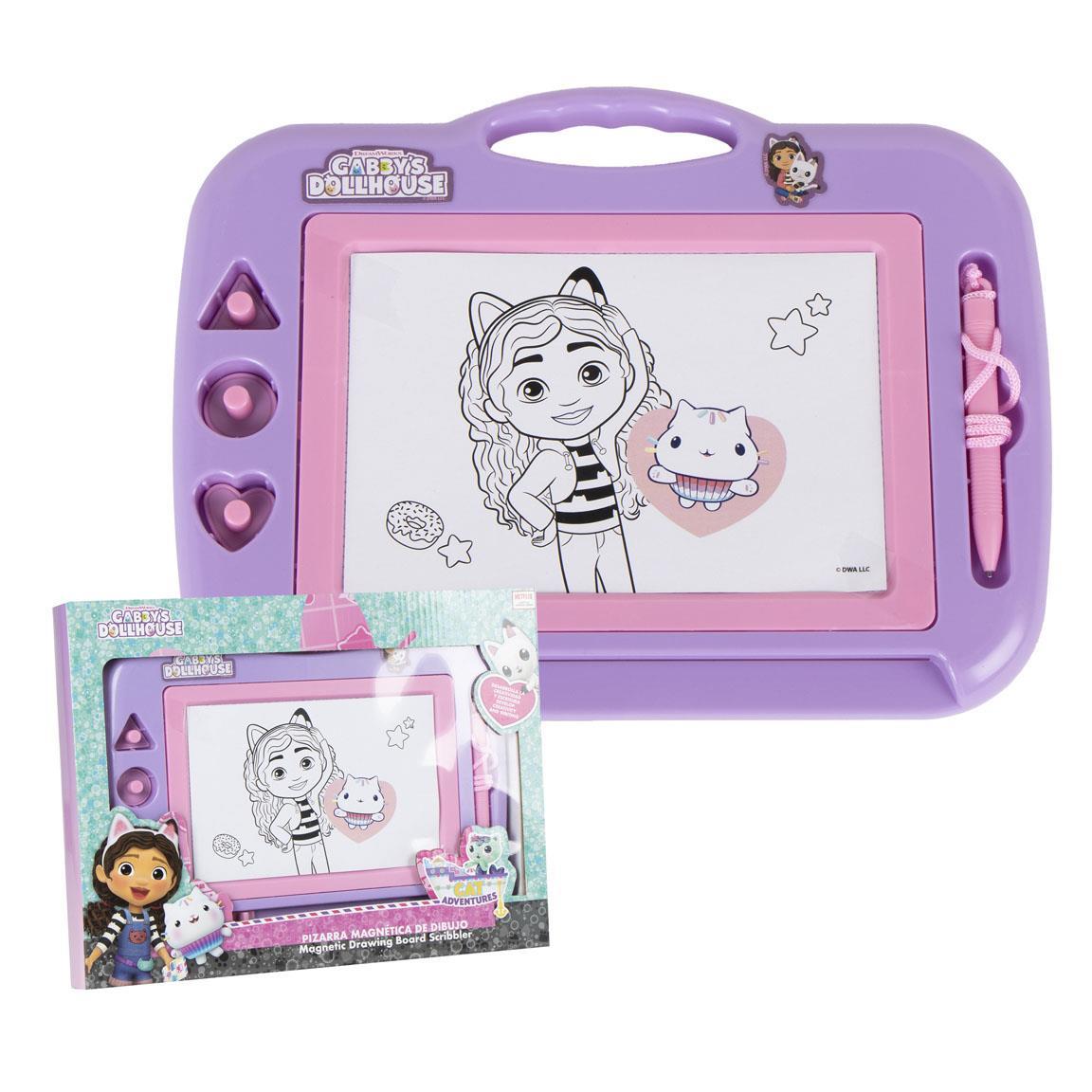 Set de papelería pizarra magnética gabby´s dollhouse