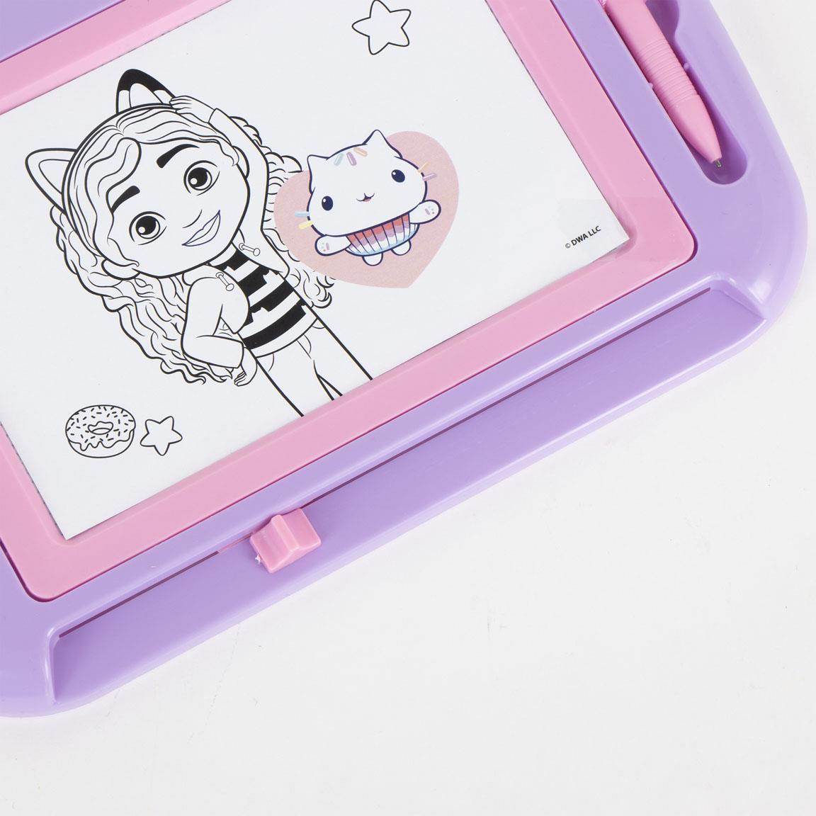 Set de papelería pizarra magnética gabby´s dollhouse