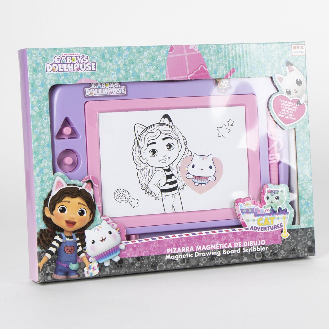 Set de papelería pizarra magnética gabby´s dollhouse