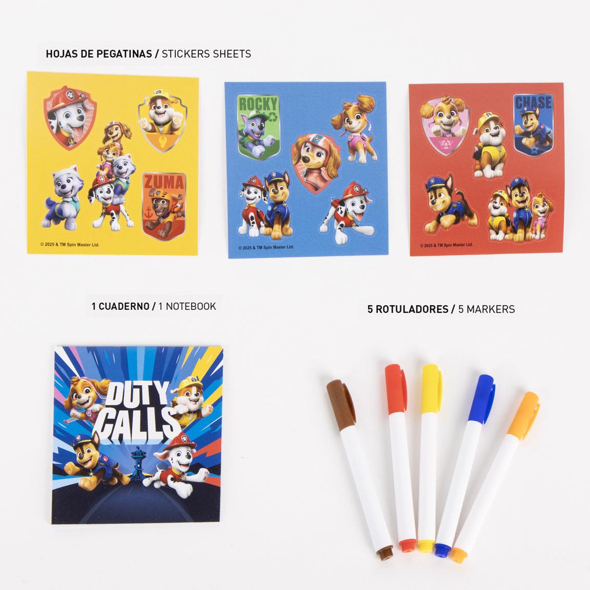 Diy set mochila paw patrol