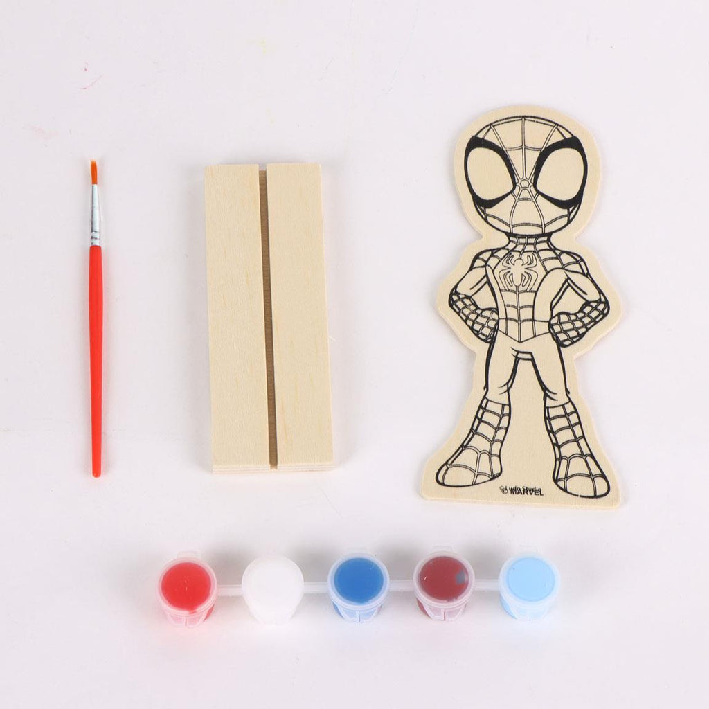 Figuras coloreables madera spidey