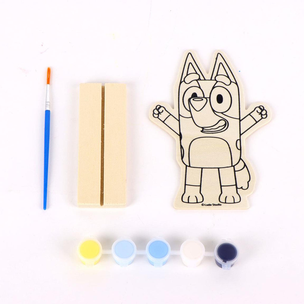 Figuras coloreables madera bluey