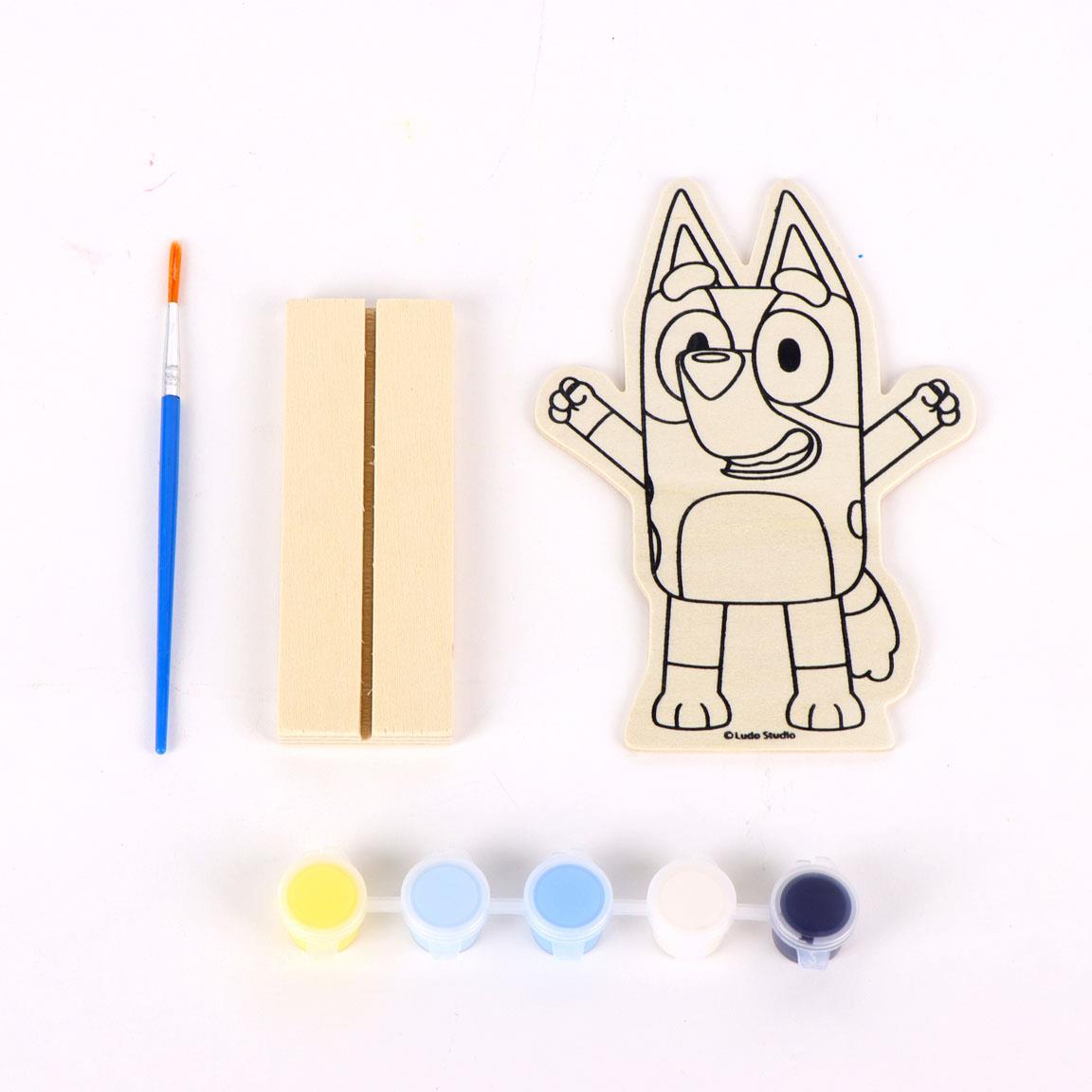 Figuras coloreables madera bluey