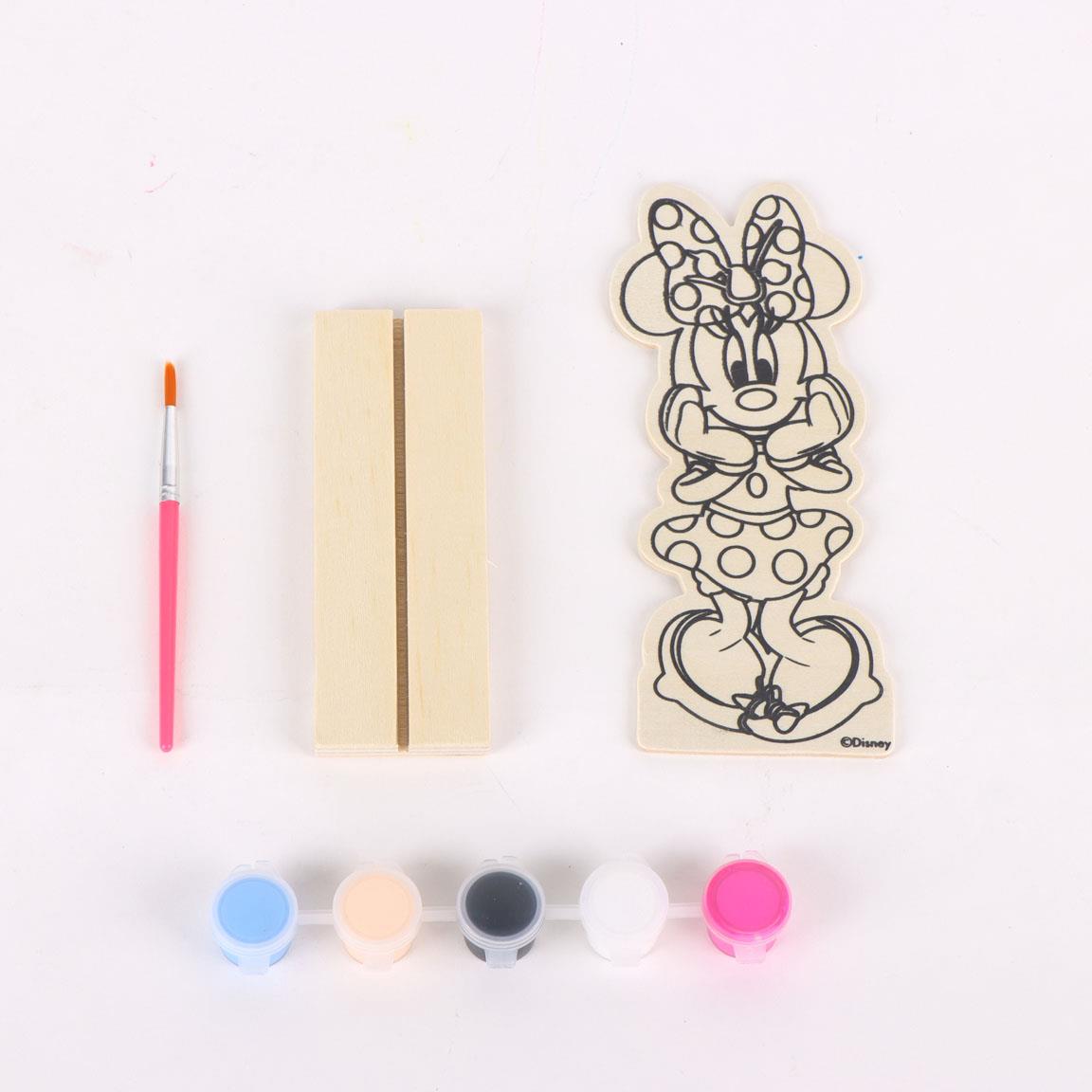 Figuras coloreables madera minnie