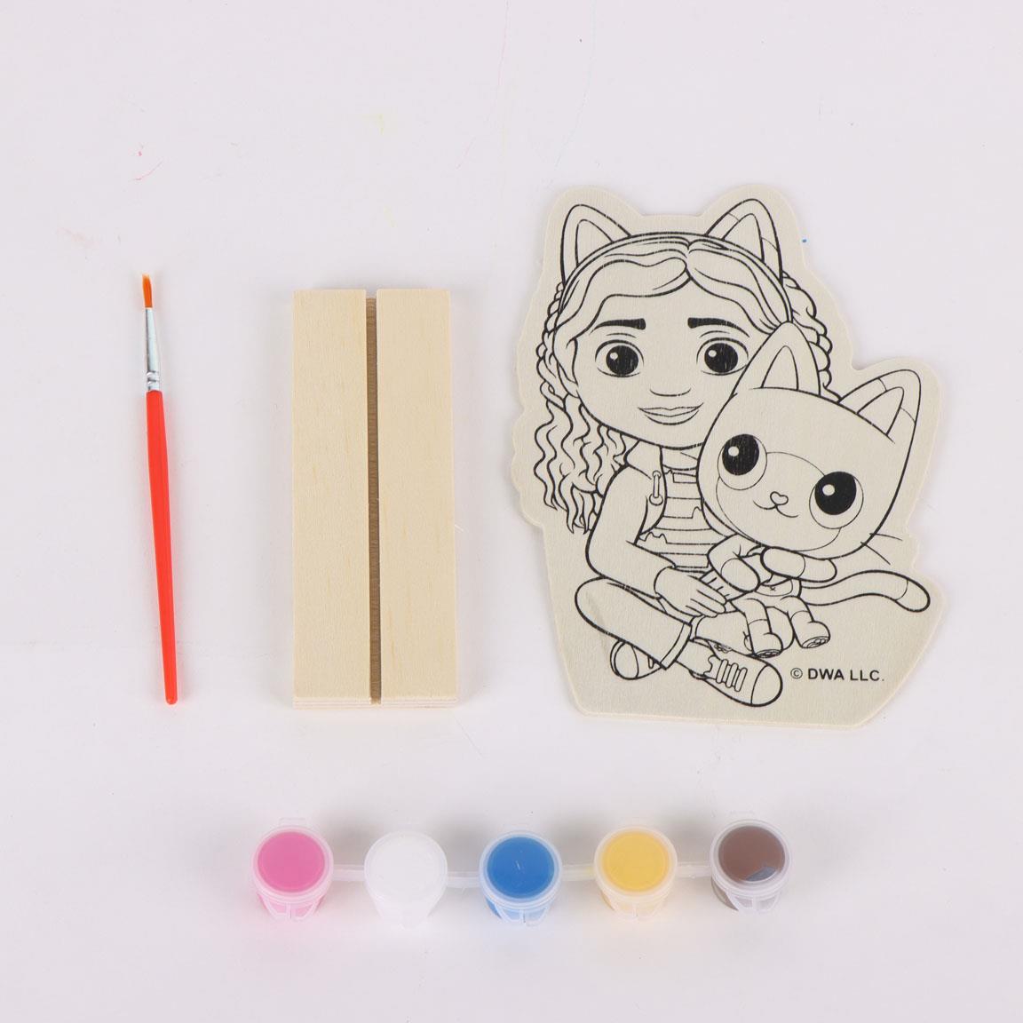 Figuras coloreables madera gabby´s dollhouse